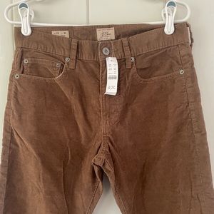 J. Crew 770 Straight-fit pant in corduroy in peanut khaki